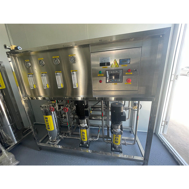 Machine de purification d'eau RO à double système de 1 tonne destinée aux applications agricoles et industrielles