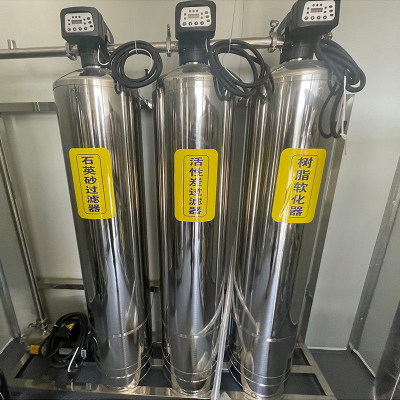 Machine de purification d'eau RO à double système de 1 tonne destinée aux applications agricoles et industrielles