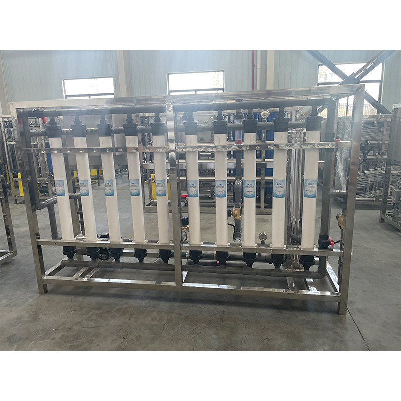 UF Industrie du purificateur d'eau Système de filtration nano élimine la couleur avec boîtier en bois