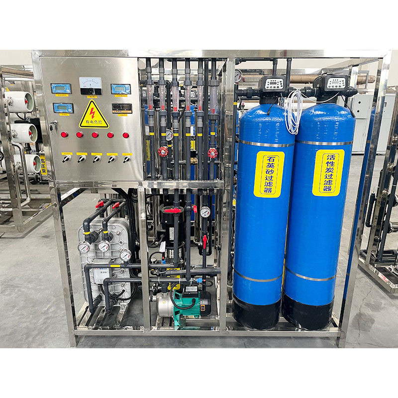 Équipement d'eau ultra pure EDI à double étage de 500L pour la purification industrielle et médicale