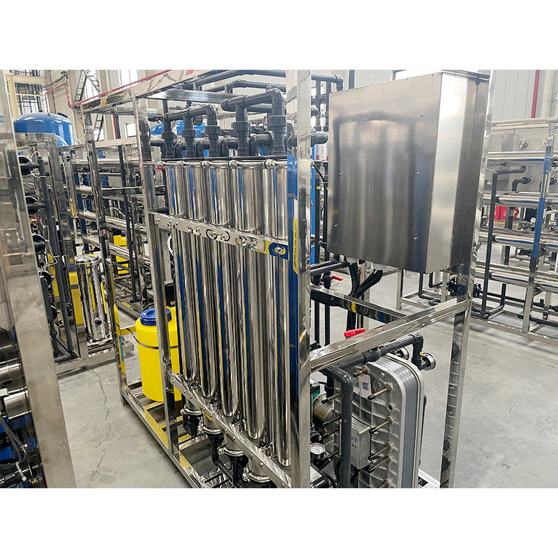 Équipement d'eau ultra pure EDI à double étage de 500L pour la purification industrielle et médicale