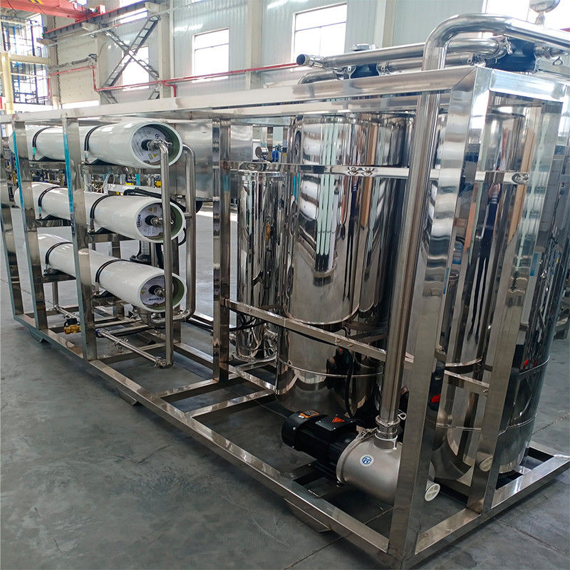 0.2-0.4MPa Système d'osmose inverse d'eau potable minérale pure pour le traitement des eaux