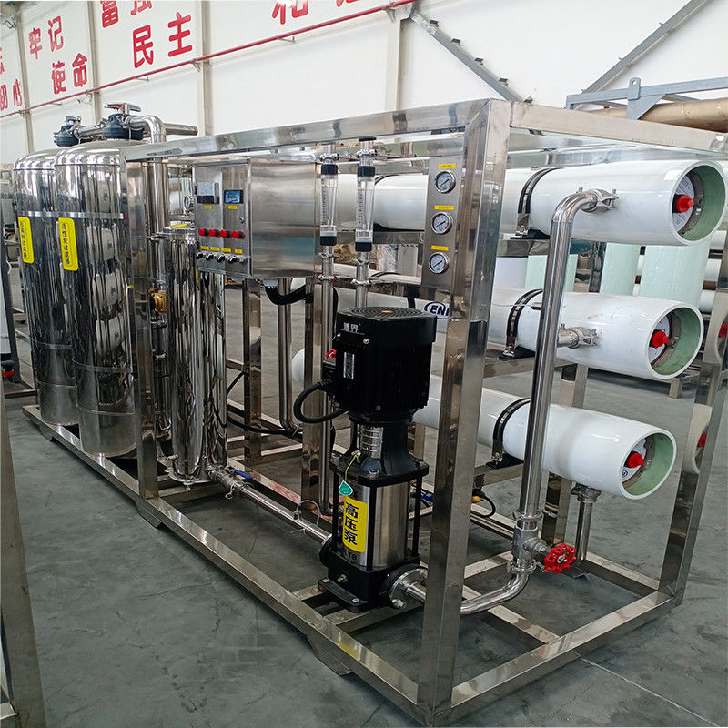 Système d'osmose inverse 3T/h contrôlé par PLC pour le traitement industriel de l'eau potable