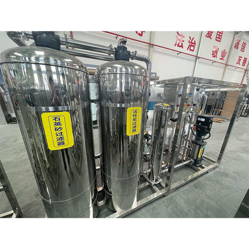 Système d'osmose inverse 3T/h contrôlé par PLC pour le traitement industriel de l'eau potable