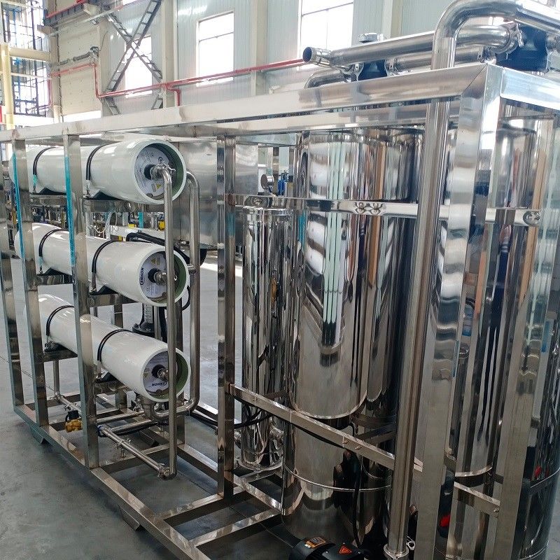 Système d'osmose inverse 3T/h contrôlé par PLC pour le traitement industriel de l'eau potable