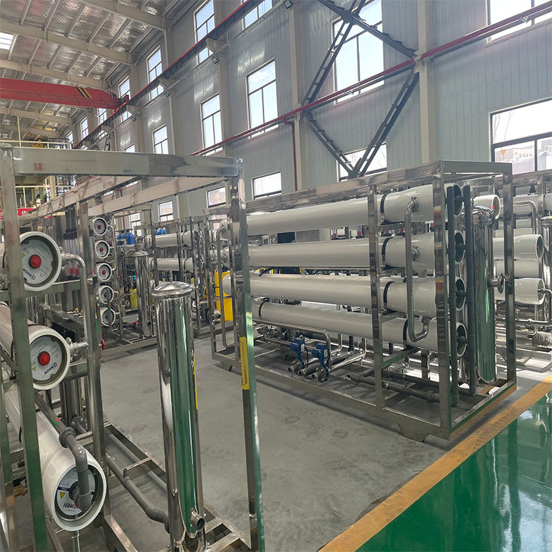 Purificateur d'eau RO industriel à étage unique pour le traitement de l'eau potable minérale