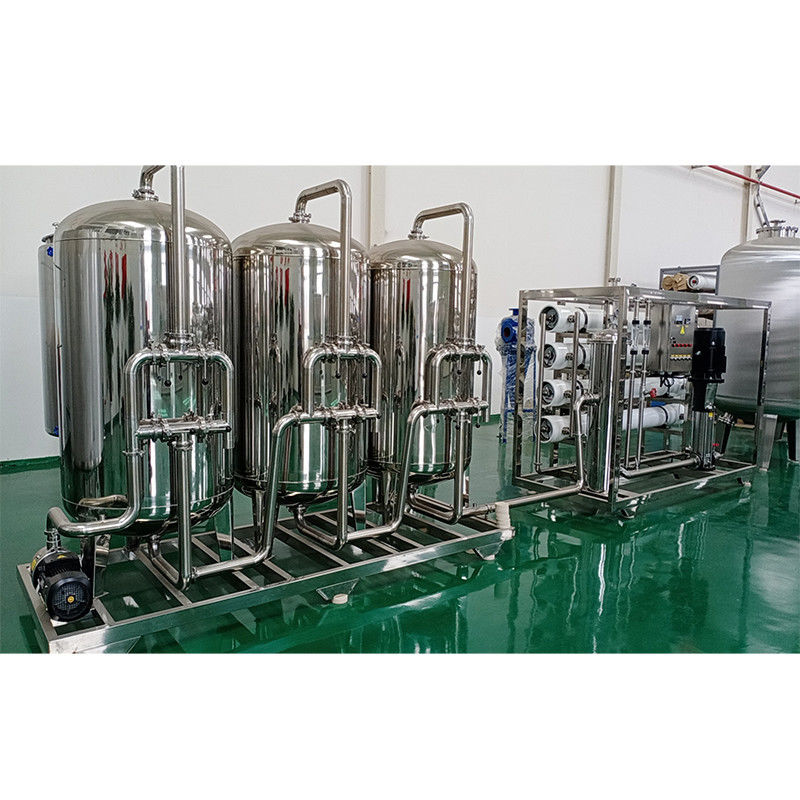 Purificateur d'eau RO industriel à étage unique pour le traitement de l'eau potable minérale