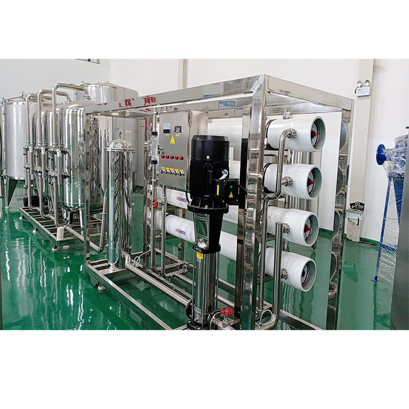 Purificateur d'eau RO industriel à étage unique pour le traitement de l'eau potable minérale