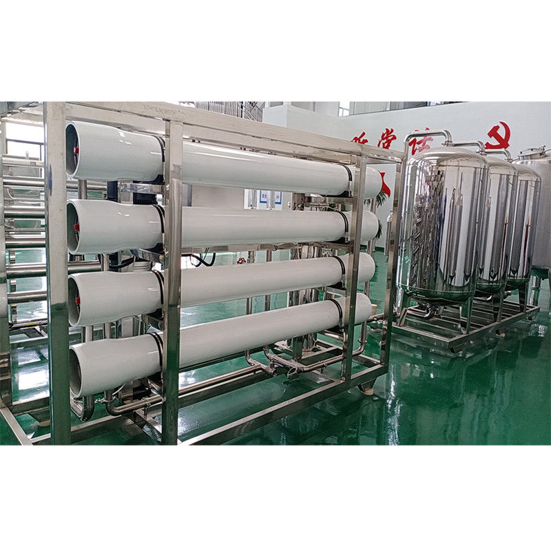 Purificateur d'eau RO industriel à étage unique pour le traitement de l'eau potable minérale