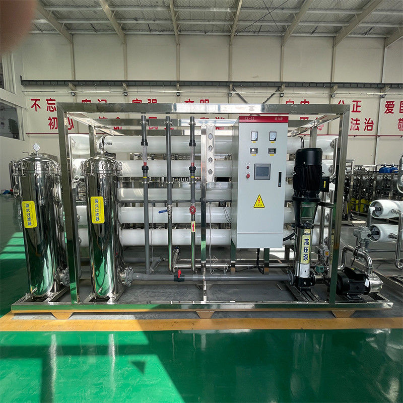 Machines de traitement de l'eau saline par puits de forage avec filtre à osmose inverse en coque en bois
