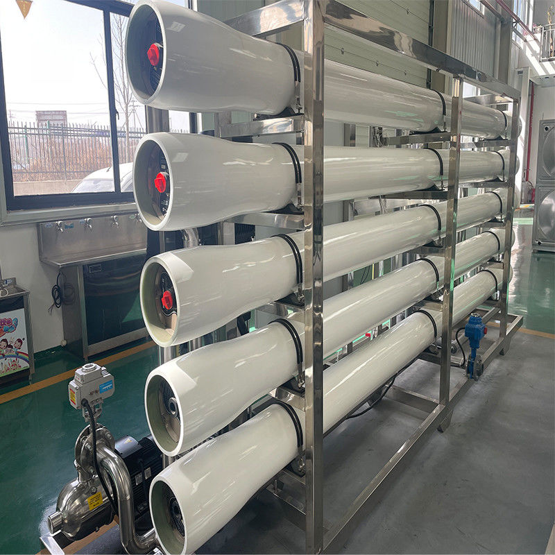 Machines de traitement de l'eau saline par puits de forage avec filtre à osmose inverse en coque en bois