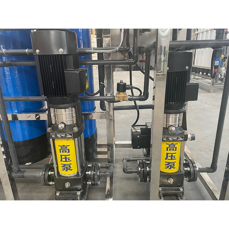 1 tonne 380V/4Kw Système de purification de l'eau à deux étages 1000LPH RO